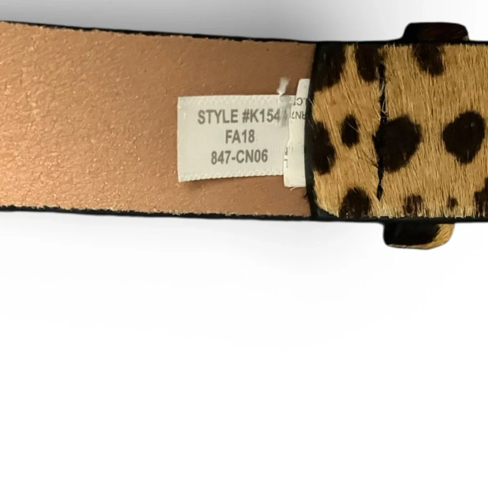 J.Crew leopard calf hair belt, large - Picture 4 of 7
